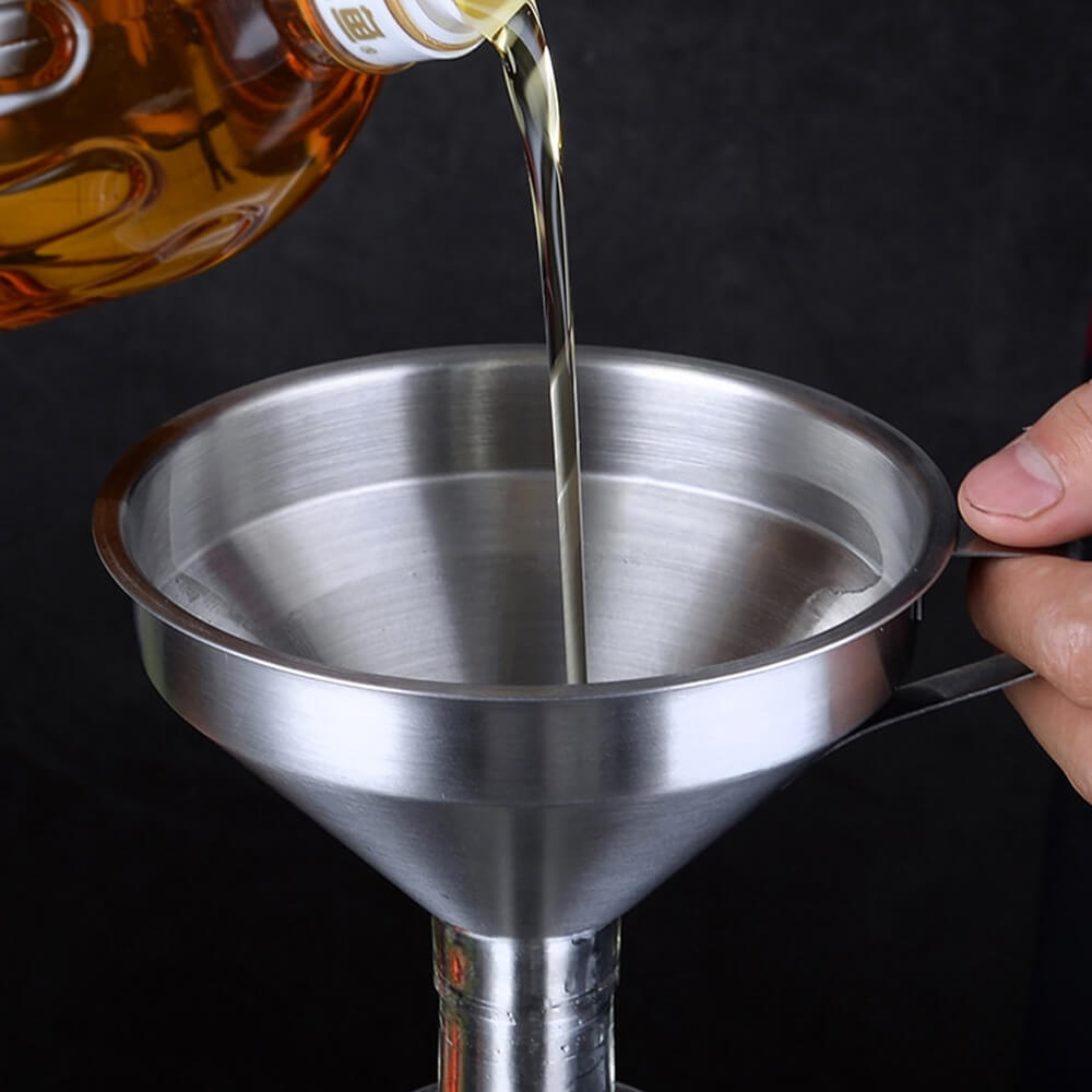 Stainless Steel Kitchen Oil Funnel. Shop Funnels on Mounteen. Worldwide shipping available.