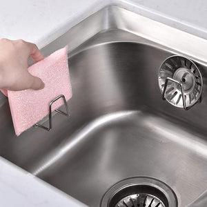 Stainless Steel Smart Sink Sponge Holder. Shop Kitchen Utensil Holders & Racks on Mounteen. Worldwide shipping available.