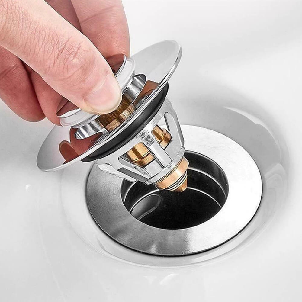 Stainless Steel Wash Basin Pop Up Drain Filter. Shop Drain Covers & Strainers on Mounteen. Worldwide shipping available.