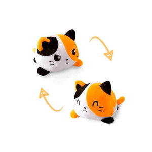 Super Cute Reversible Cartoon Cat Plushie. Shop Toys on Mounteen. Worldwide shipping available.