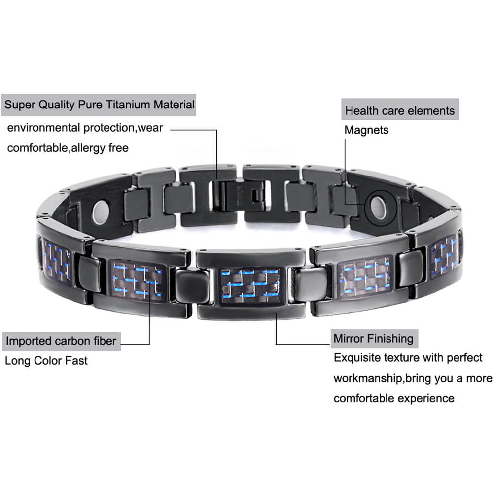 Titanium Detox Magnetic Bracelet. Shop Bracelets on Mounteen. Worldwide shipping available.