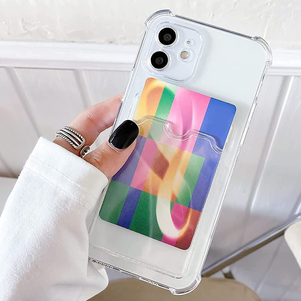 Transparent Silicone Wallet Case. Shop Mobile Phone Cases on Mounteen. Worldwide shipping available.