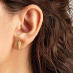 Trendy Baby Snake Hoops Earrings. Shop Earrings on Mounteen. Worldwide shipping available.