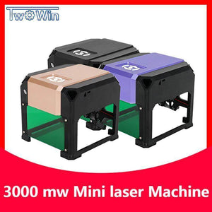 3000mW TwoWin Bluetooth Laser Engraver 80x80mm 3,14x3,14 tum