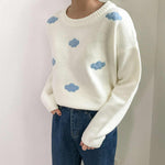 Unisex Knitted Cloud Sweater. Shop Outerwear on Mounteen. Worldwide shipping available.