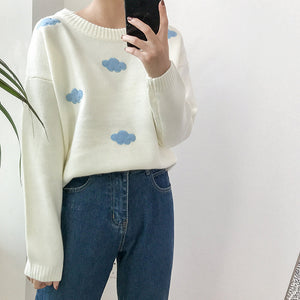 Unisex Knitted Cloud Sweater. Shop Outerwear on Mounteen. Worldwide shipping available.