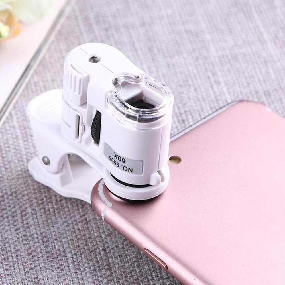 Universal Mobile Microscope. Shop Mobile Phone Camera Accessories on Mounteen. Worldwide shipping available.
