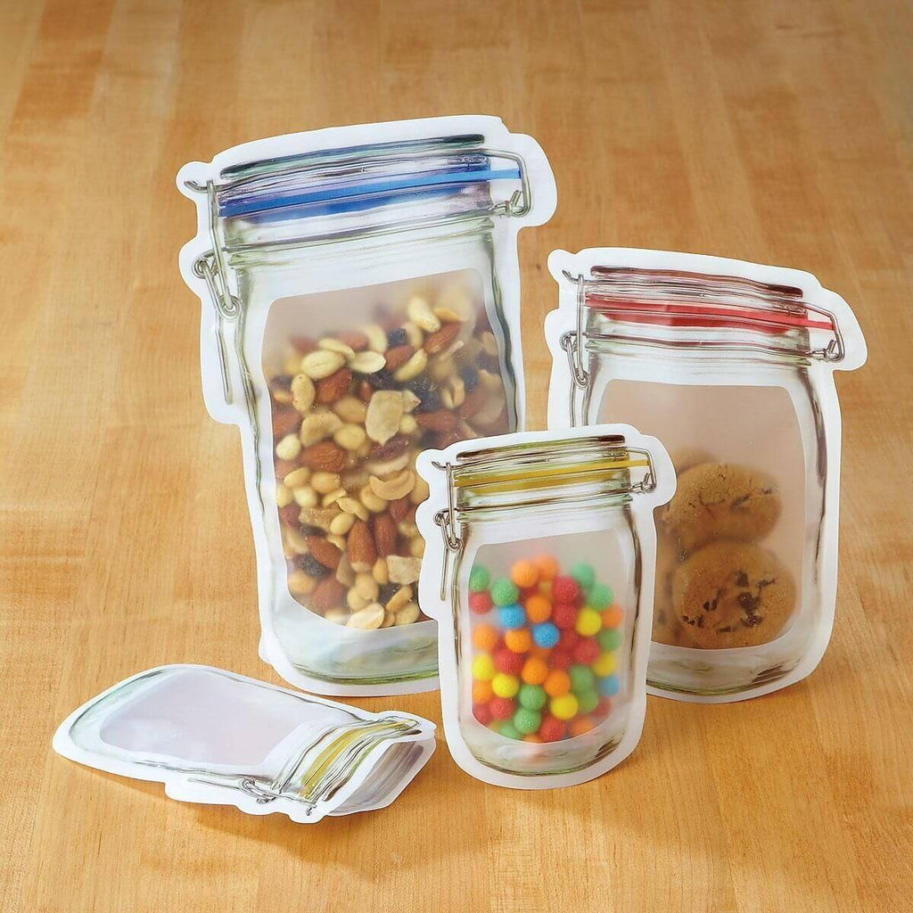 Vintage Jar Reusable Storage Bags 10-Pack. Shop Food Storage Bags on Mounteen. Worldwide shipping available.
