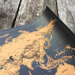 Wanderlust Scratch Off Map. Shop Artwork on Mounteen. Worldwide shipping available.