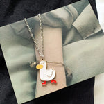 White Duck Necklace. Shop Jewelry on Mounteen. Worldwide shipping available.