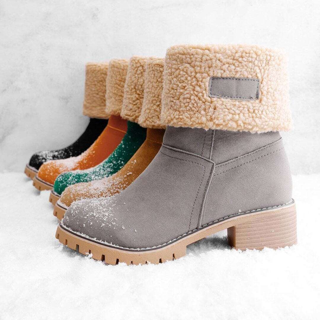 Women’s Block Heel Snow Boots. Shop Shoes on Mounteen. Worldwide shipping available.
