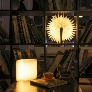 Wood Book Lamp. Shop Night Lights & Ambient Lighting on Mounteen. Worldwide shipping available.