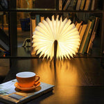 Wood Book Lamp. Shop Night Lights & Ambient Lighting on Mounteen. Worldwide shipping available.