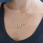 Zinc Alloy Serotonin Molecule Necklace. Shop Jewelry on Mounteen. Worldwide shipping available.